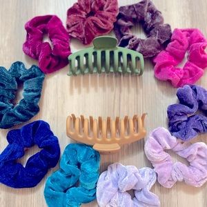Scrunchies And Claw Clips